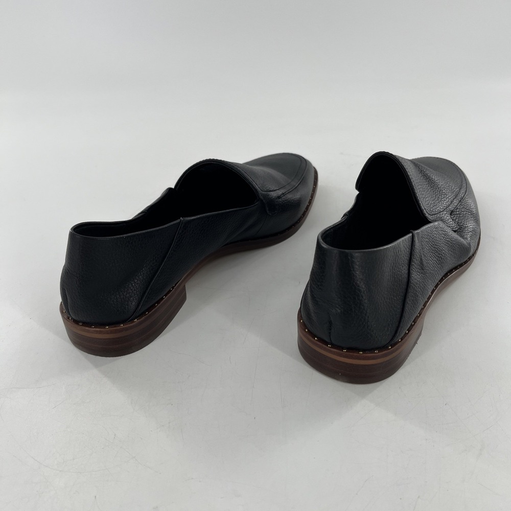Vince Camuto Leather Womens Flat Shoe VC-Cretinian 8.5 Black Souffle Lux 39.5 - Picture 10 of 16